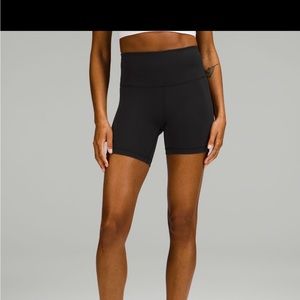 Lululemon wunder train biker shorts 6”
